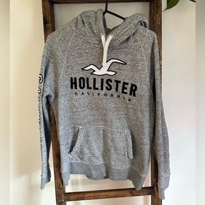 Men’s Hollister Hoodie, Gray - Size M